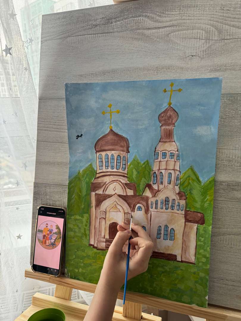 Продолжаем рисовать основу будущей работы 