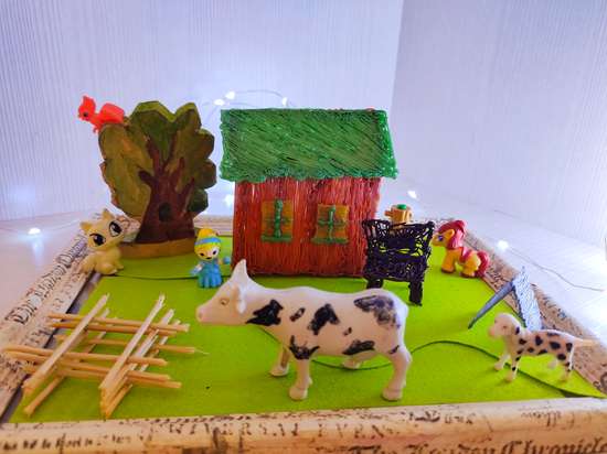 Уютный русский дворик