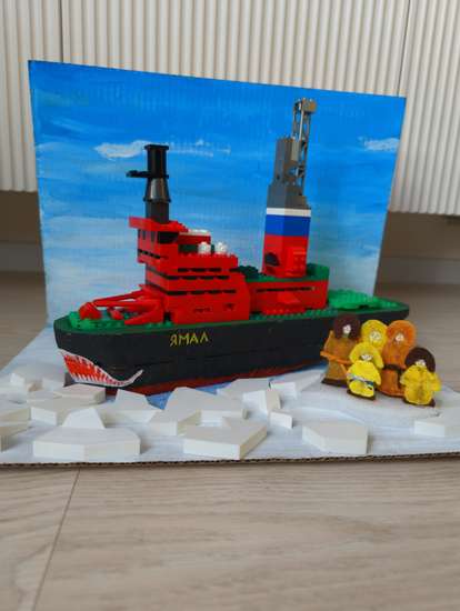 Повелитель Арктики "Ямал", атомный ледокол 