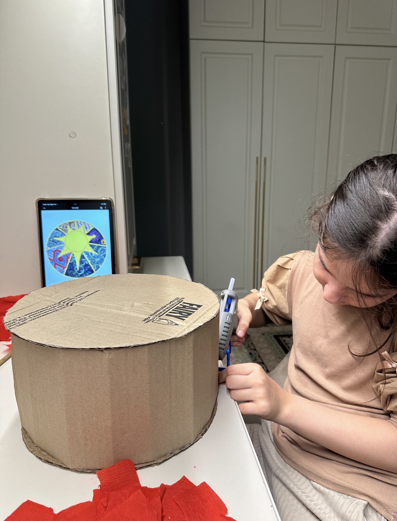 Готовлю основу работы.