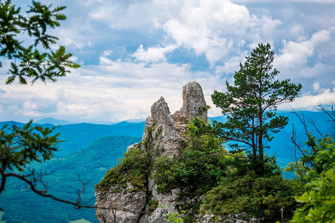 Скала Чёртов Палец, Савранская канатная дорога и Лаго-Наки — 6