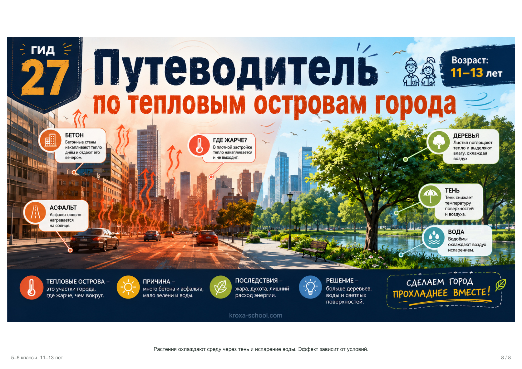 Реальная страница комплекта «Исследуем школьный двор и город», превью 3