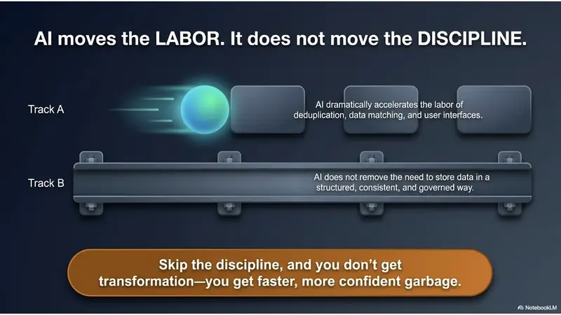 Al moves the LABOR. It does not move the DISCIPLINE.