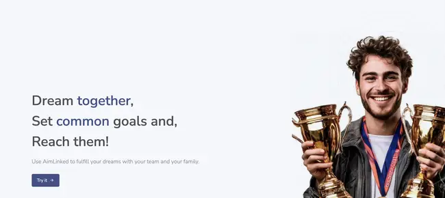 AimLinked Home screen