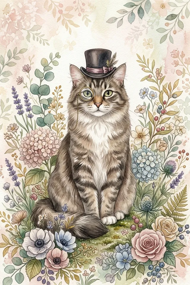 Кот в цилиндре