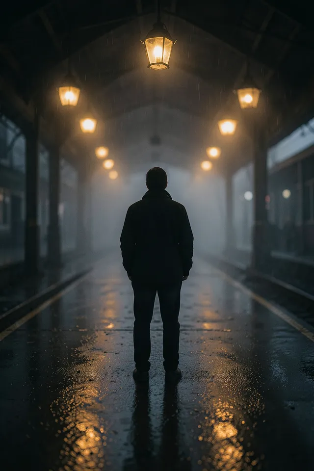 Перрон в сумерках