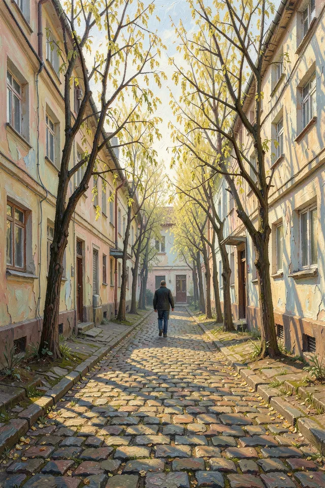 Белгород. Весенний двор