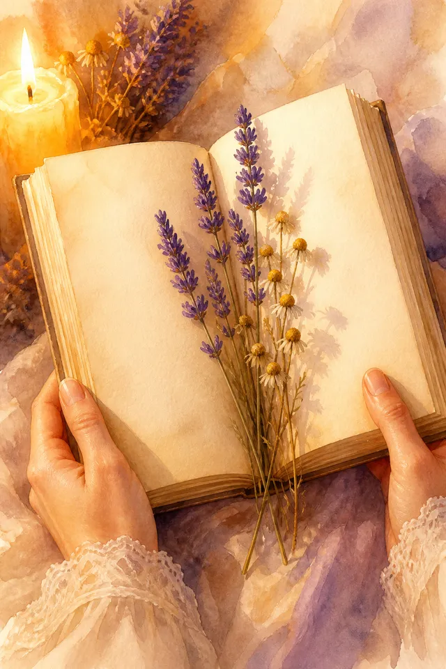Книга при свече