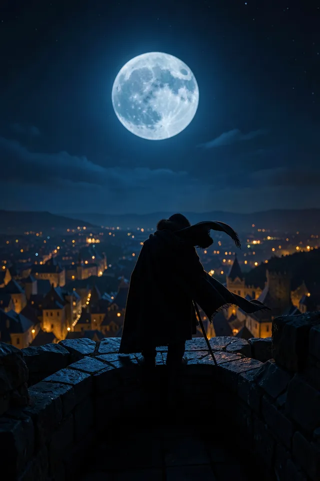 Постер Король ночного города — персонаж Cyberpunk 2077 на фоне неонового Найт-Сити ночью