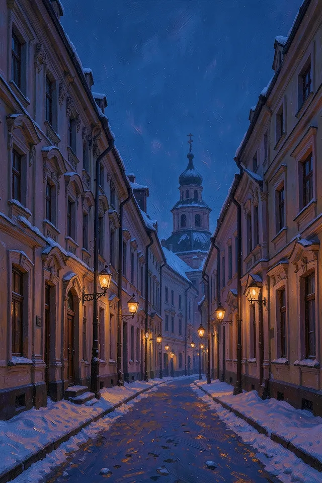 Саратов. Зимний вечер