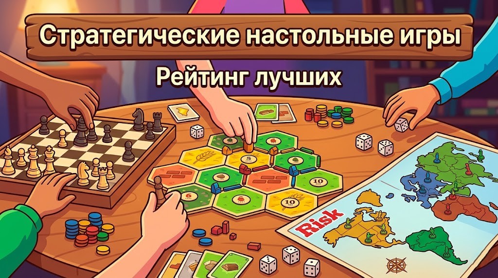 Стратегические настольные игры: рейтинг лучших по оценкам игроков