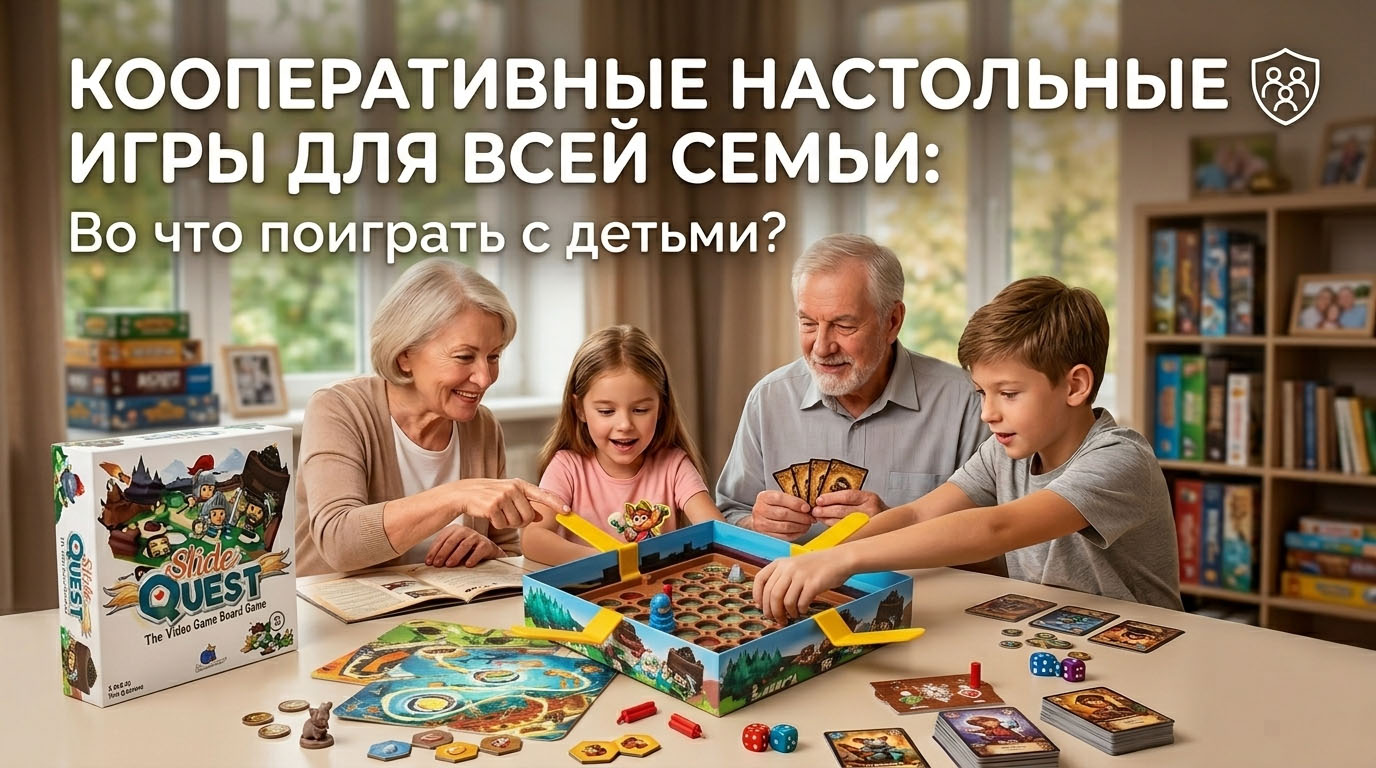 Кооперативные настольные игры для ВСЕЙ СЕМЬИ: Во что поиграть с детьми?