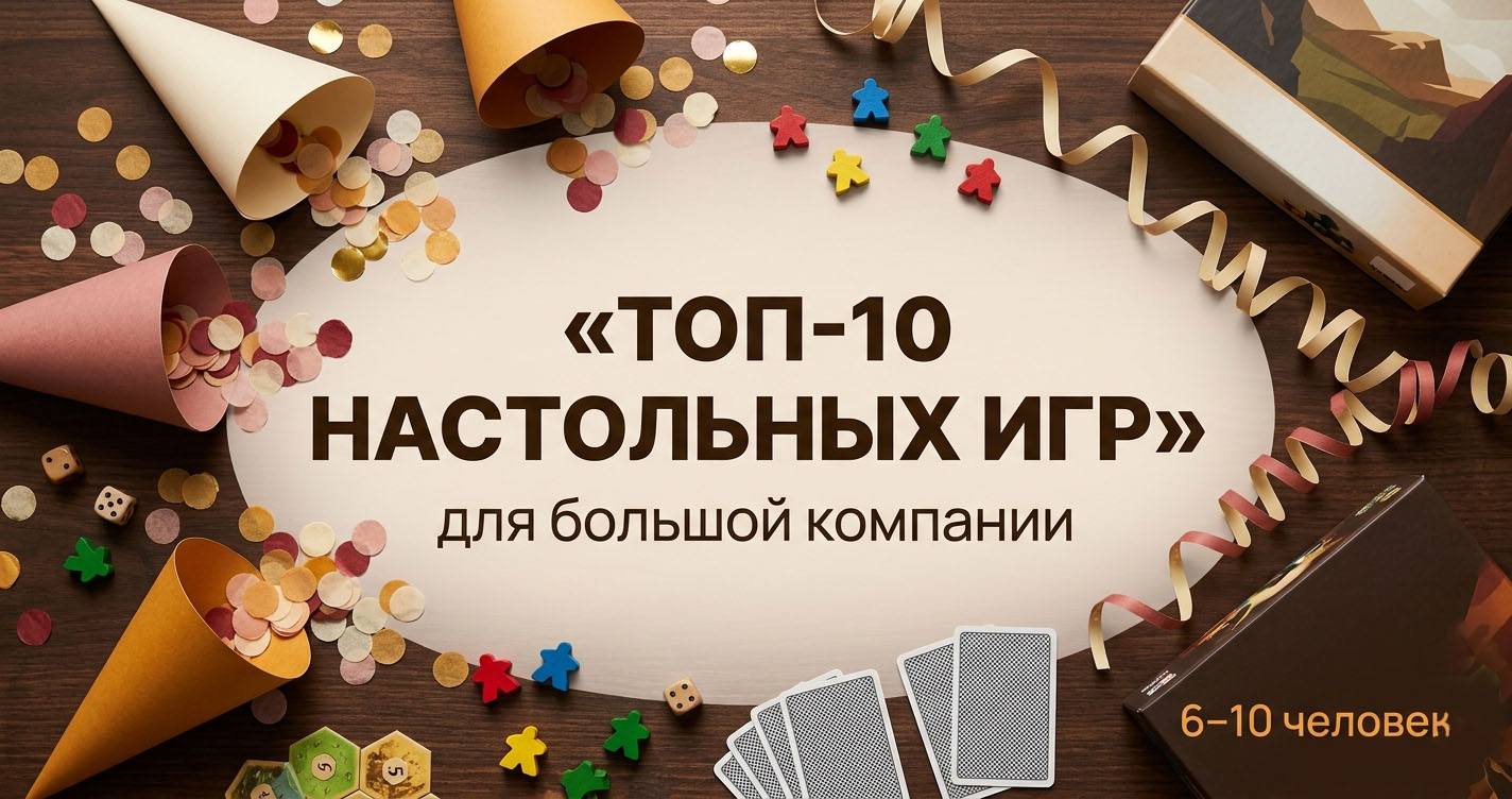 Лучшие настольные игры для компании от 6 до 10 человек: ТОП-10 для вечеринок и корпоративов