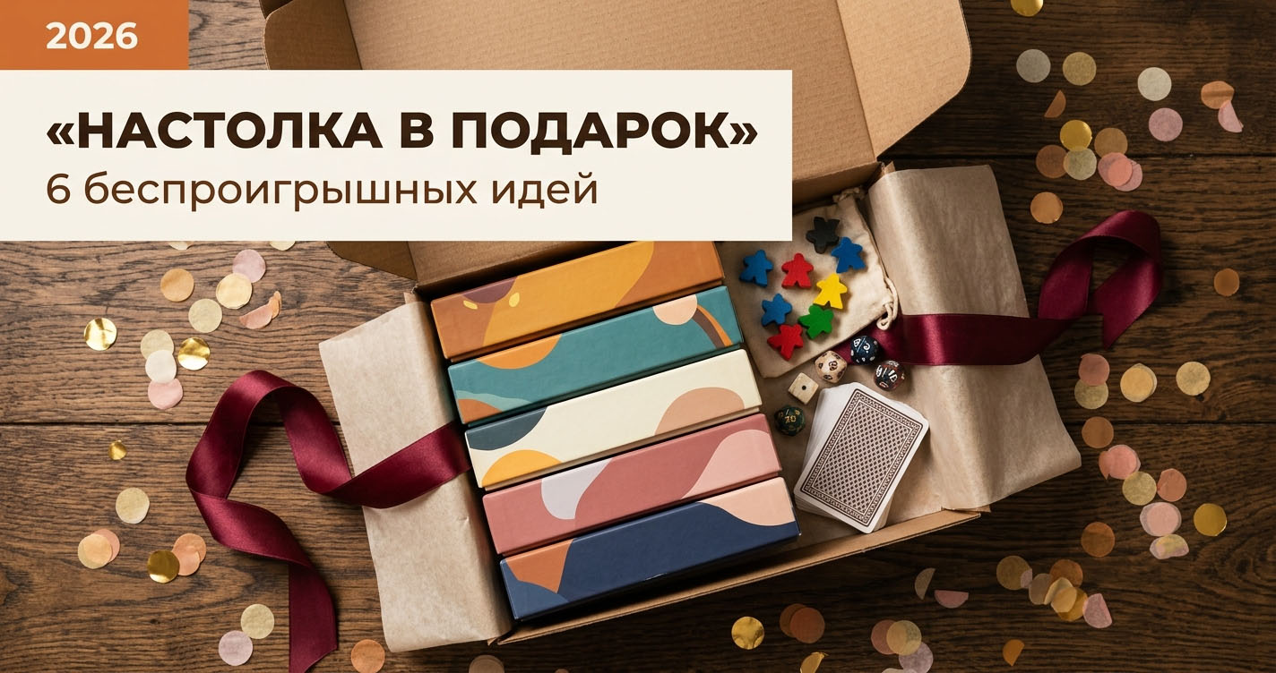 Настолки в подарок: как выбрать, чтобы не промахнуться — гид и 6 идей