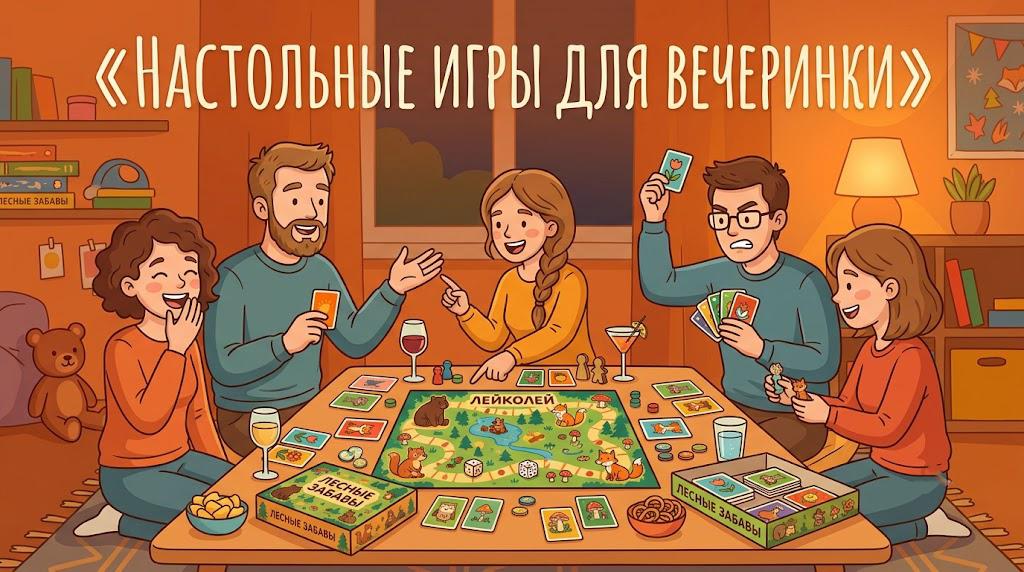 Настольные игры для вечеринки: топ-8 весёлых хитов для любой компании
