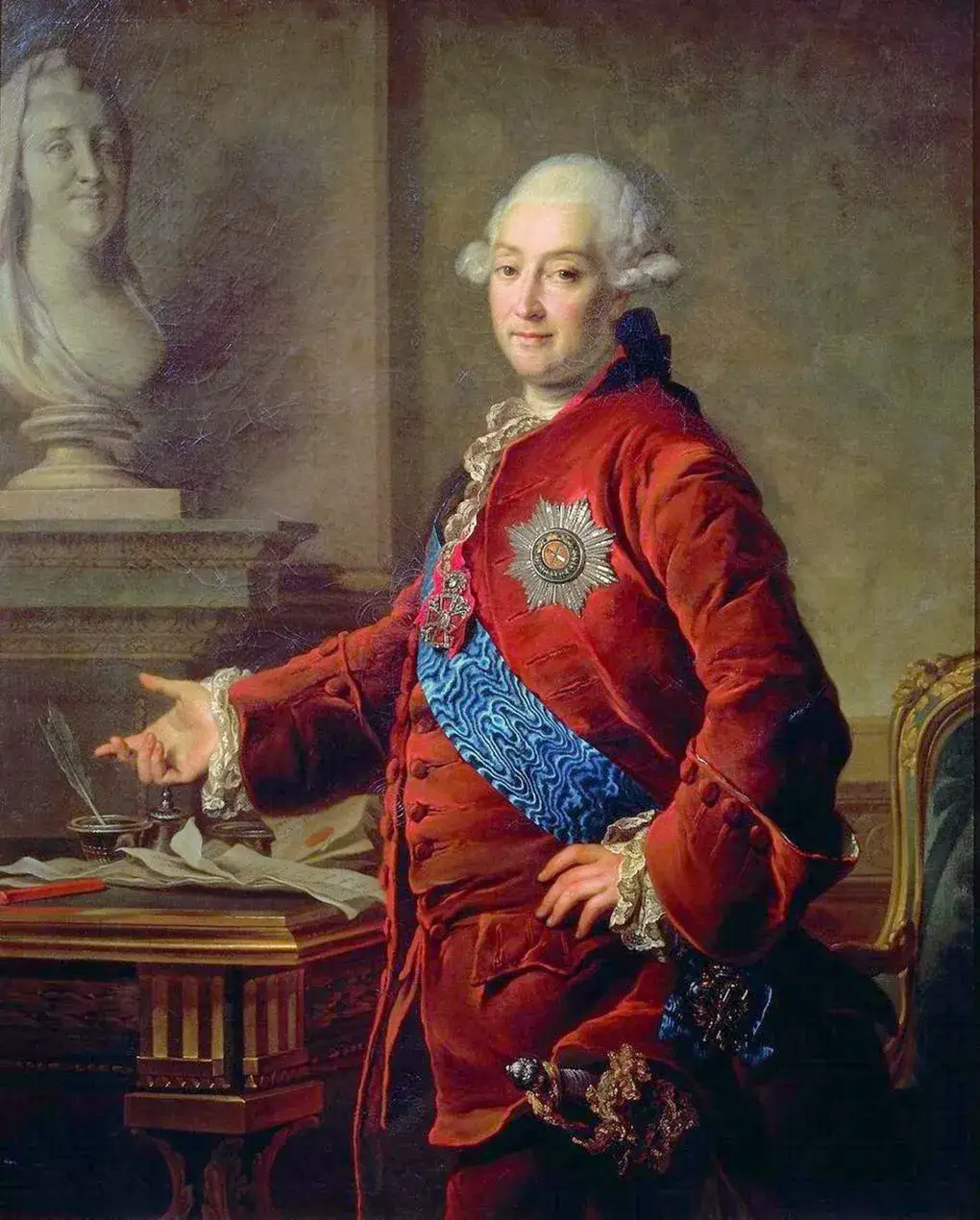 Дмитрий Левицкий. Портрет Александра Голицына. 1772. Государственная Третьяковская галерея, Москва