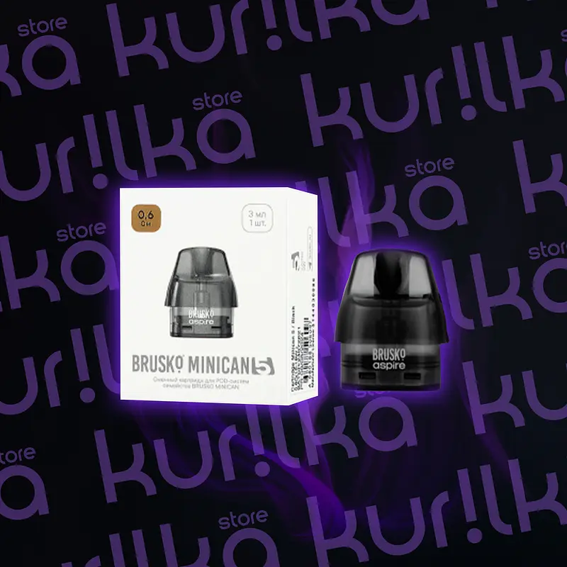 Картридж (1шт) Brusko Minican 5 [3мл] (0,6Ω, 30W)