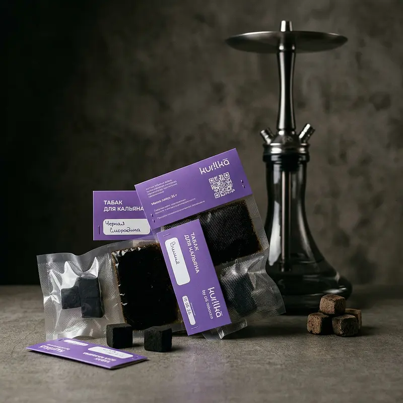 Табак для кальяна DS Tobacco, 25г (с углем)