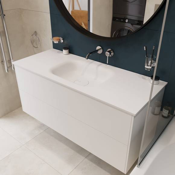 Мебельная раковина OVAL 1200X490X100 чаша овал 500X350 #1