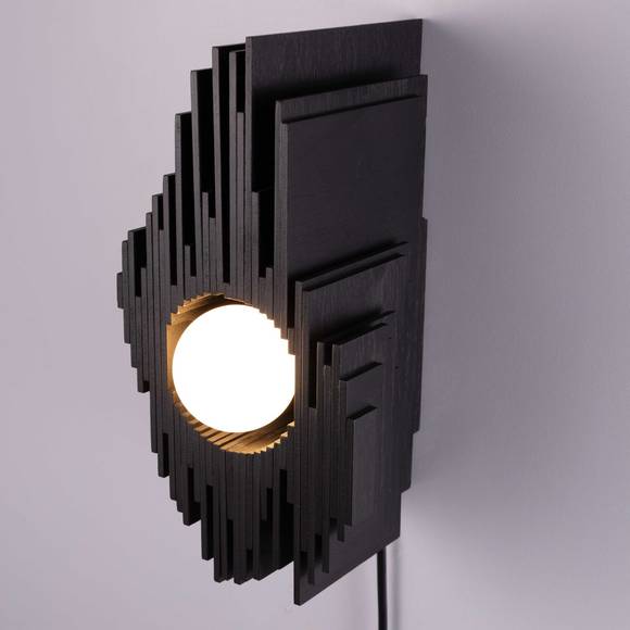 Fourier Wall Lamp - черный дуб #1
