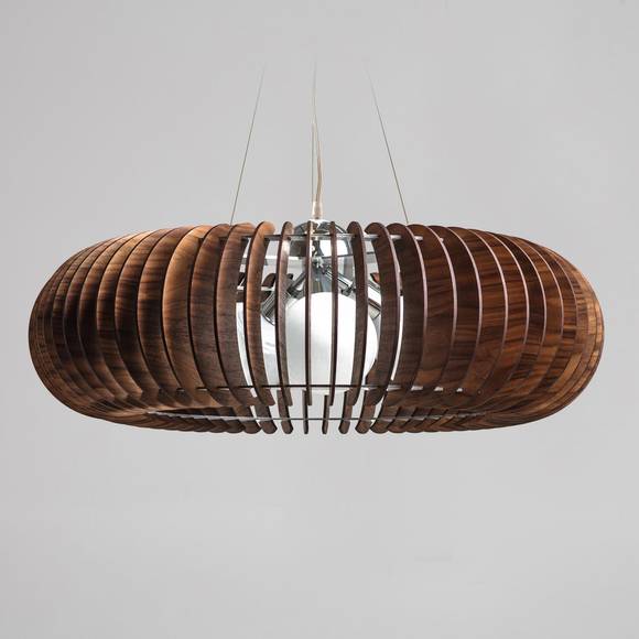 Sputnik Ceiling Lamp L - американский орех #1