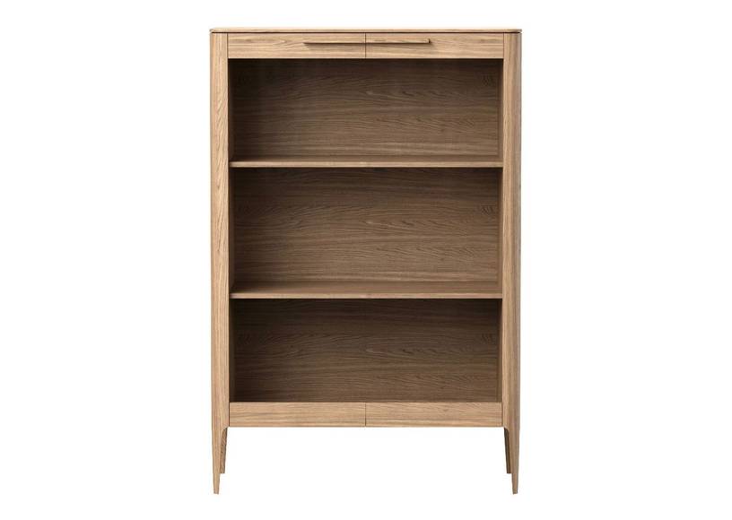 Витрина Type oak стеклянная высота 150 см (натуральный дуб) #1