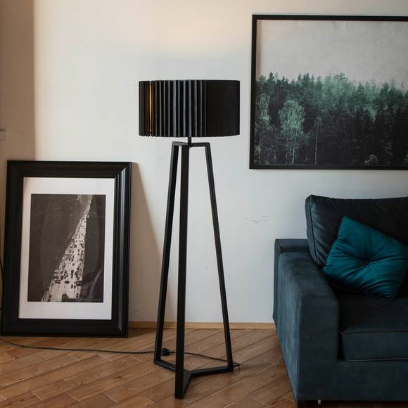 Rotor Floor Lamp - дуб черный - Черный #1