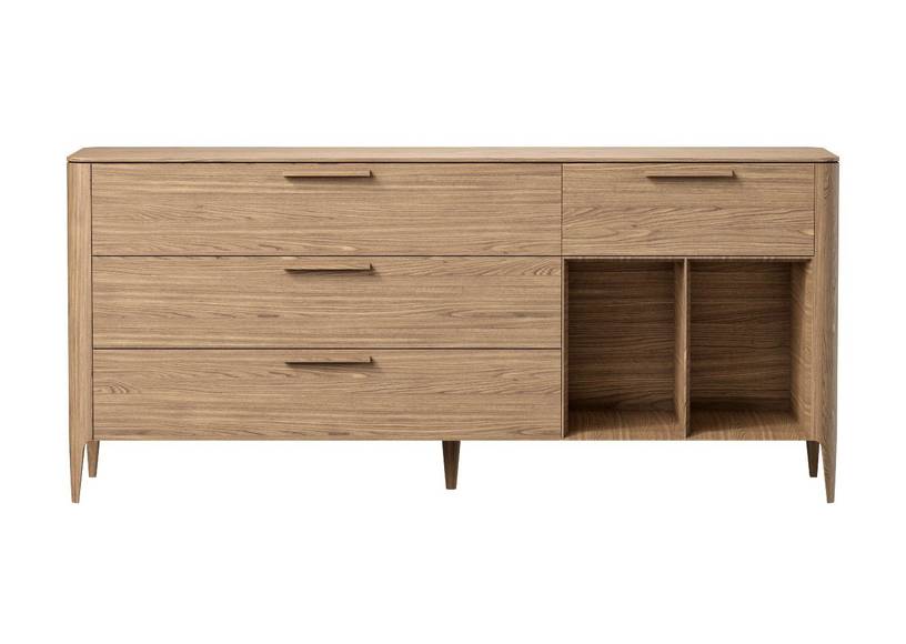 Тумба Type oak 4 ящика 2 полки ширина 180 см (натуральный дуб) #1
