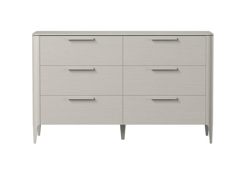 Комод Type oak 6 ящиков ширина 170 см (серо-бежевый) #1