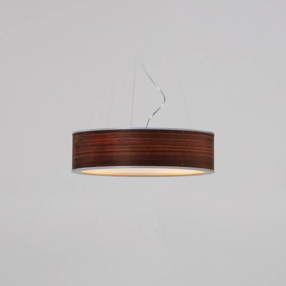 Jupiter Chandelier M - американский орех - серый - на струнном подвесе #1