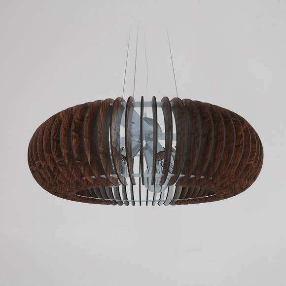 Sputnik Ceiling Lamp S - американский орех #1