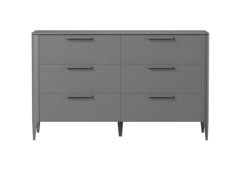Комод Type oak 6 ящиков ширина 170 см (серый) #1