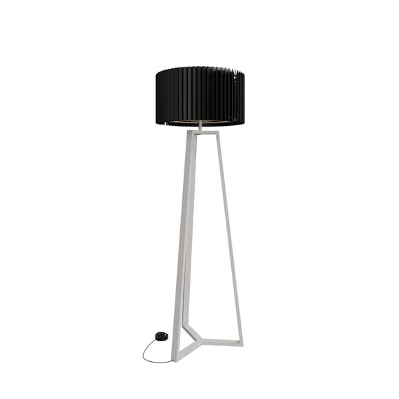 Rotor Floor Lamp - дуб черный - Белый #1