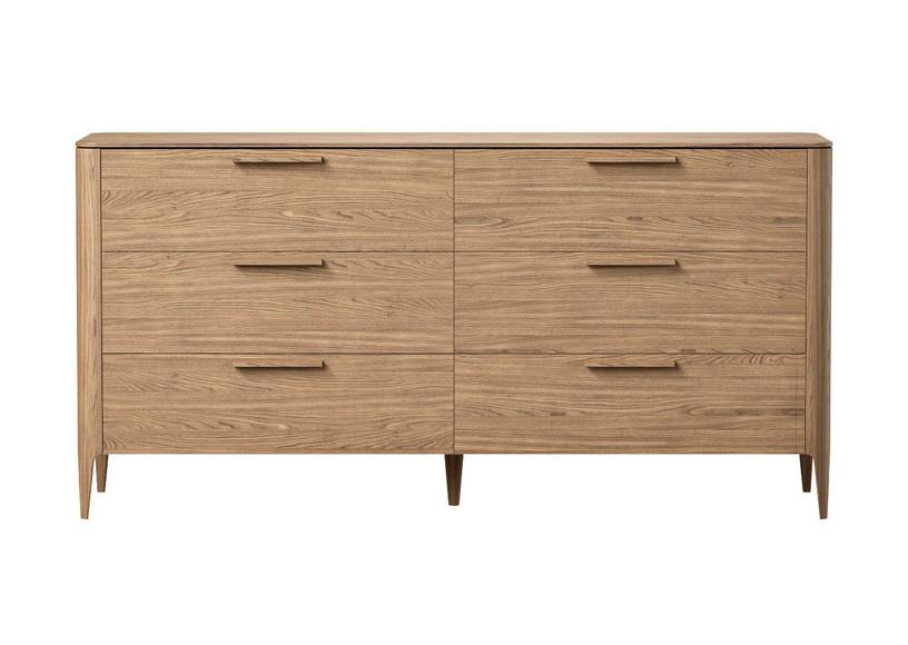 Комод Type oak 6 ящиков ширина 170 см (натуральный дуб) #1