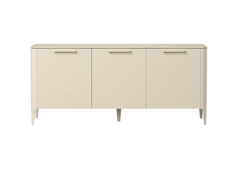 Тумба Type oak 3 двери ширина 160 см (молочный) #1