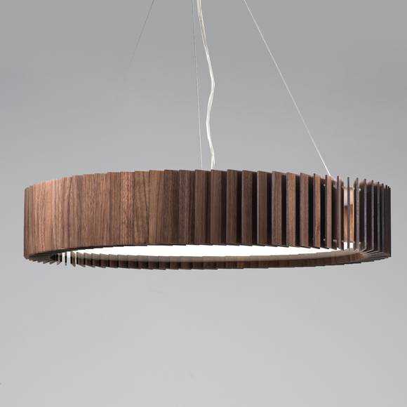 Rotor Chandelier L - американский орех - на струнном подвесе #1