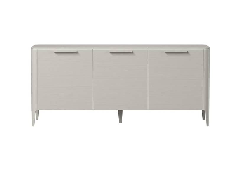 Тумба Type oak 3 двери ширина 160 см (серо-бежевый) #1
