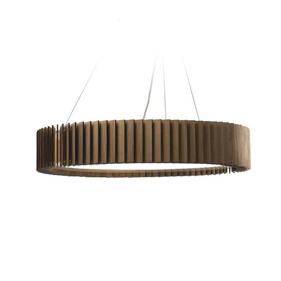 Rotor Chandelier L - дуб - на струнном подвесе #1