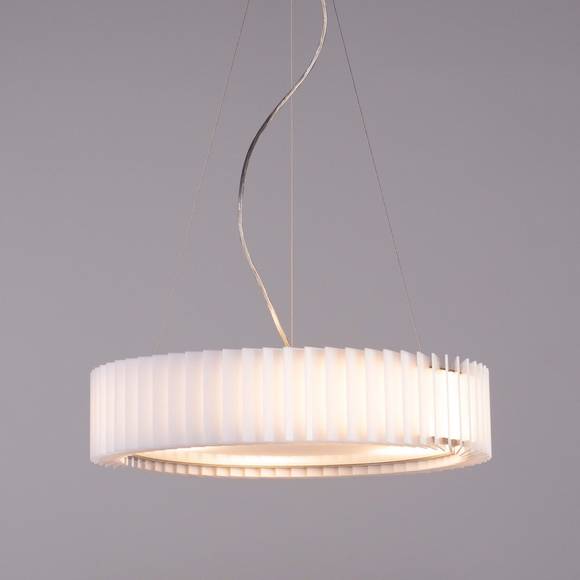 Rotor Chandelier white acrylic - M - на струнном подвесе #1