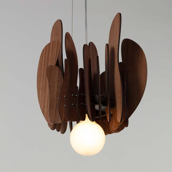 Торшер Accretion Lamp - американский орех #1