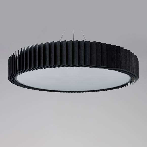 Rotor Chandelier 1000 - дуб черный - на струнном подвесе #1