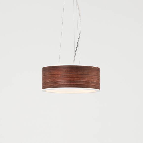 Jupiter Chandelier S - американский орех - белый - на струнном подвесе #1