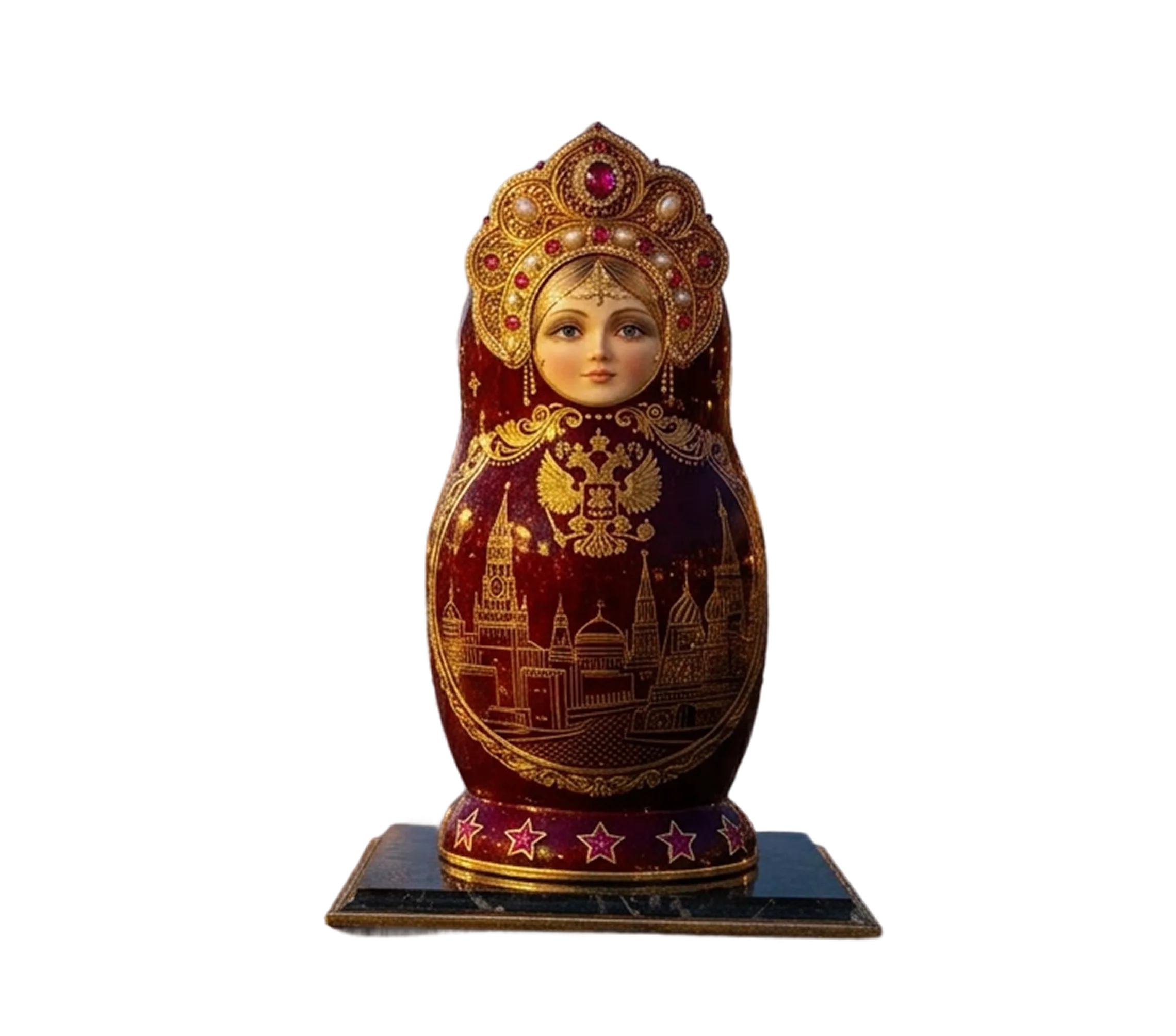 Matryoshka doll representing Moscow