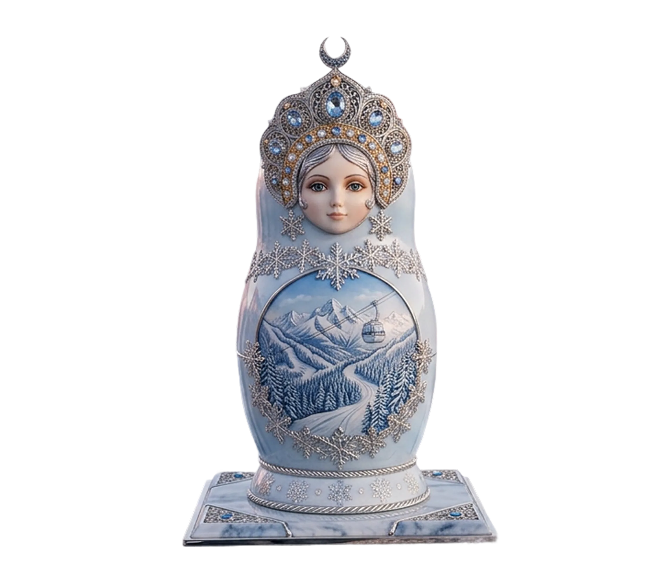 Matryoshka doll representing Sochi