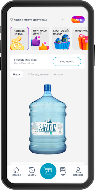 application mockup