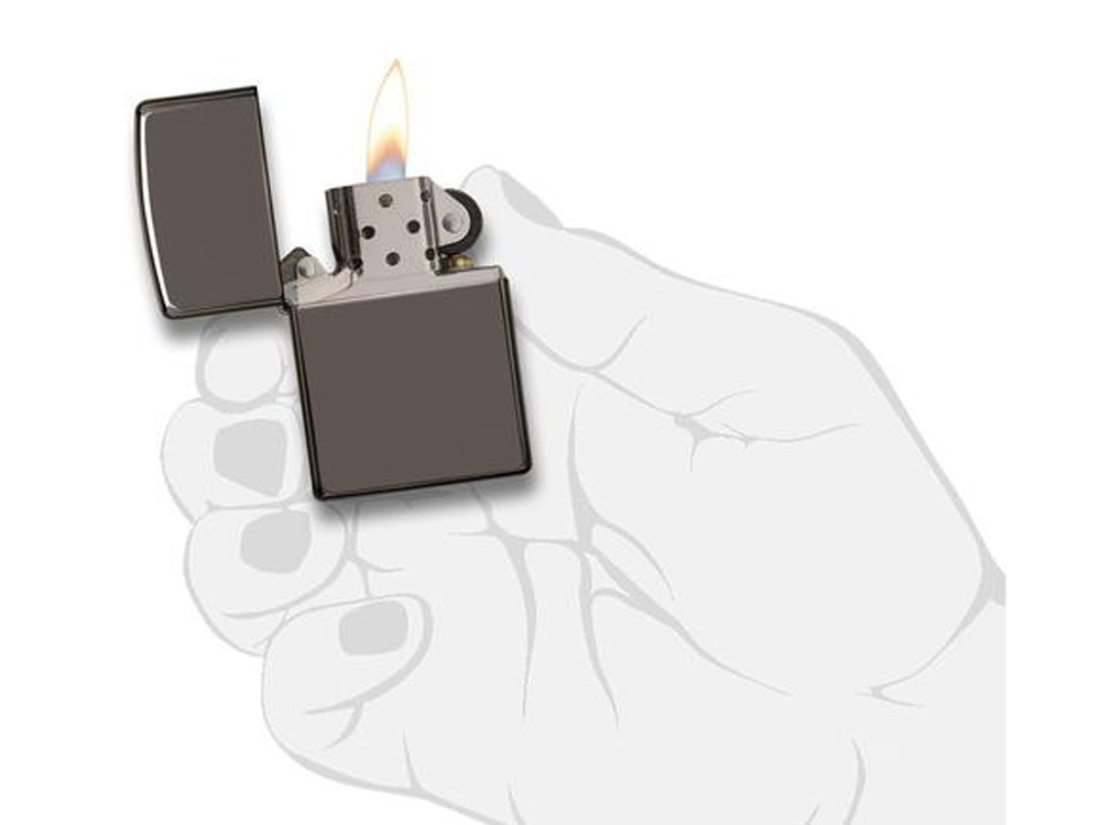  ZIPPO Classic   Black Ice