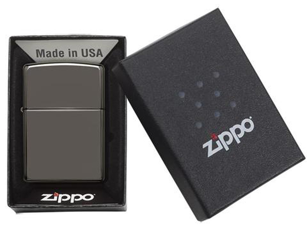  ZIPPO Classic   Black Ice