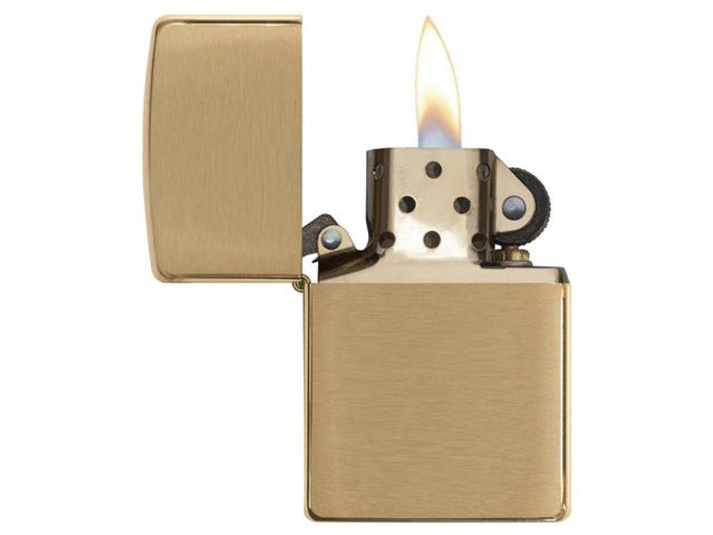  ZIPPO   Brushed Brass