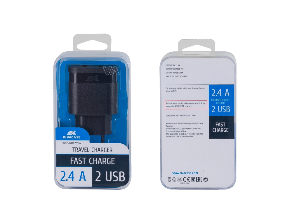   , 2 USB/2.4 A