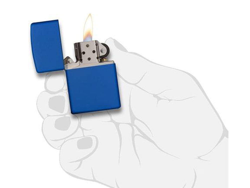  ZIPPO Classic   Royal Blue Matte